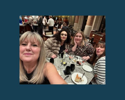 4 parent carers in restaurant